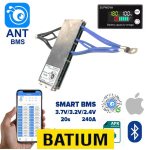 Интеллектуальная Bluetooth Smart ANT-BMS 20s 240A Li-Ion Lipo LifePo4