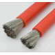 Силіконовий, багатожильний кабель 18 AWG (червоний) 